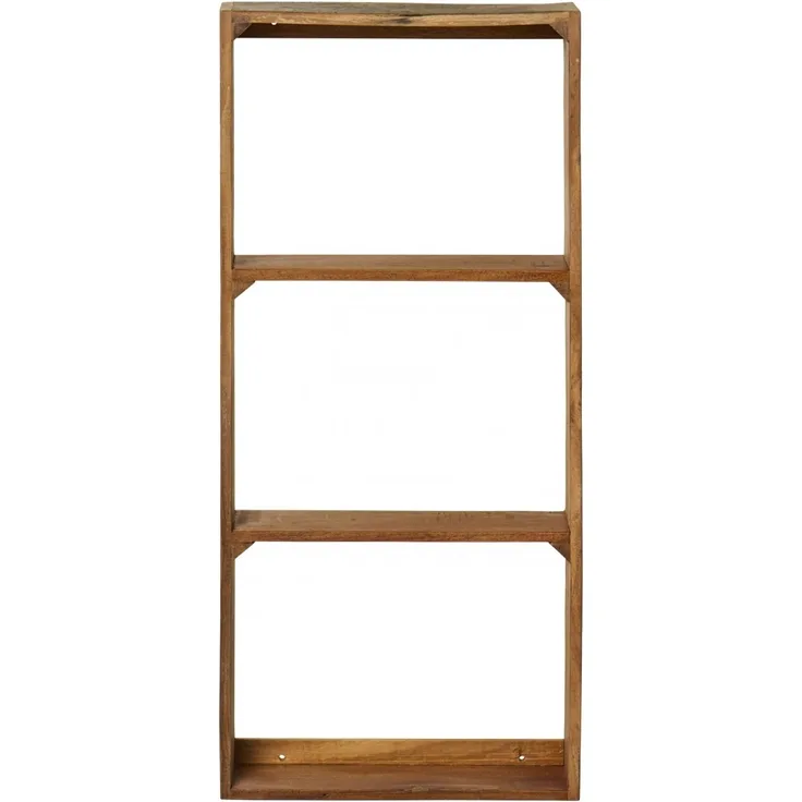 Ib Laursen - Wandregal Regal 3 Fächer Holz 40x90cm Unika Natur 21026-30