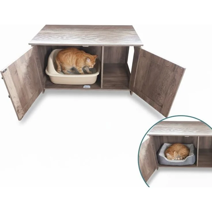 Relaxdays Katzenschrank für Katzenklo – Bild 3