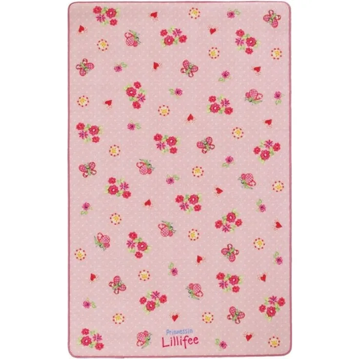Prinzessin Lillifee Kinderteppich Prinzessin Lillifee Blumen 100x160cm, rechteckig