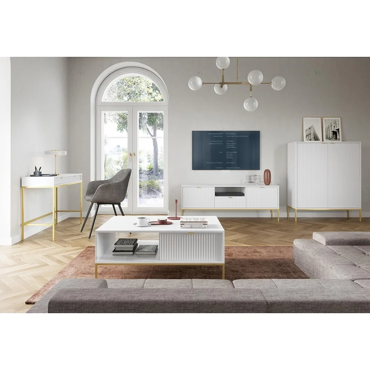Selsey Frisiertisch, Engineered Wood, 104 cm Länge – Bild 3