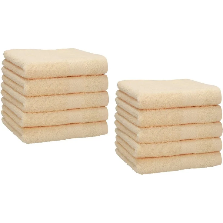 Betz Seiftuch 10 Stück Seiftücher Premium 100% Baumwolle Seiflappen-Set 30x30 cm