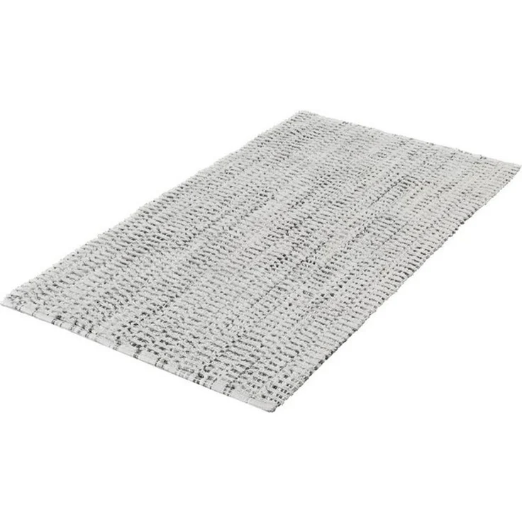 Kleine Wolke Badematte Sway, Höhe 10 mm, rutschhemmend beschichtet, fußbodenheizungsgeeignet, Baumwolle, quadratisch, Badteppich, Uni Farben mit Melange Effekt – Bild 4