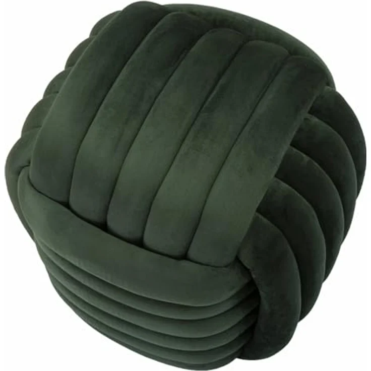 Dmora Pouf Karori 45x45x45 cm Grün Quadratisch – Bild 6