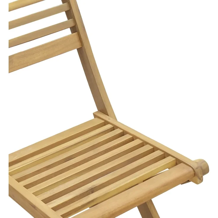 vidaXL Gartenstühle 6 Stk. Klappbar 48,5x61,5x87 cm Massivholz Akazie 3214228 – Bild 5