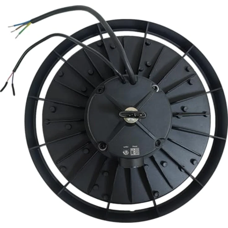 Berger & Schröter LED Strahler UFO High Bay Light 200 W, 32000 Lumen, 6500 K Weißlicht, dimmbar, IP66, Aluminium schwarz – Bild 3