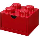 Room Copenhagen 'LEGO Schreibtischschublade' Aufbewahrungsbox rot