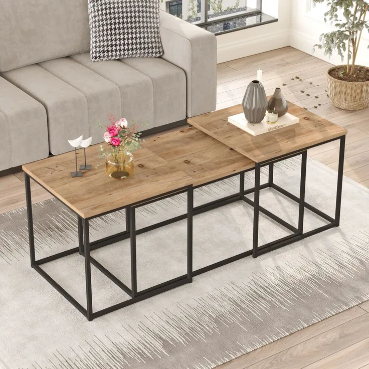 Skye Decor 'Vg9-A' Couchtisch, Atlantik-Kiefer, 90 x 44,8 x 45 cm