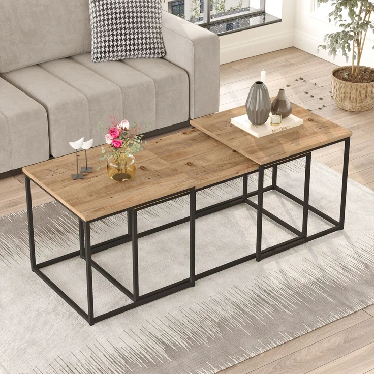 Skye Decor 'Vg9-A' Couchtisch, Atlantik-Kiefer, 90 x 44,8 x 45 cm – Bild 1