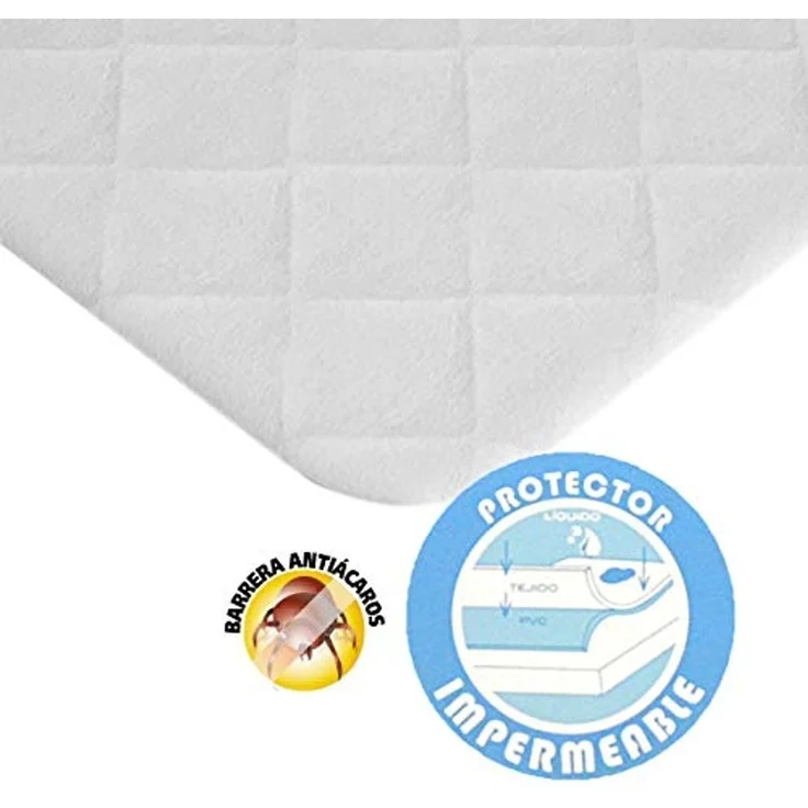 Matratzenschoner, gepolstert, wasserdicht, für Kinderbett, 50 x 80 cm – Bild 2