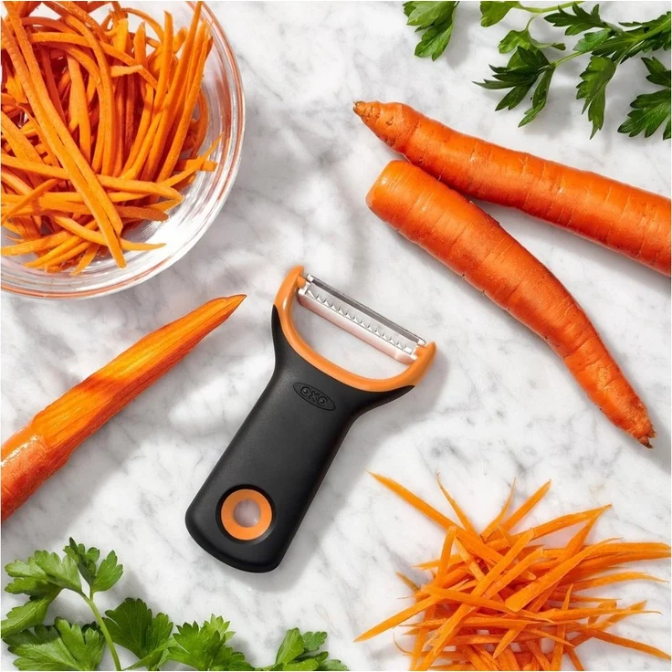 OXO GG JULIENNE PREP PEELER, Edelstahl, Schwarz – Bild 2