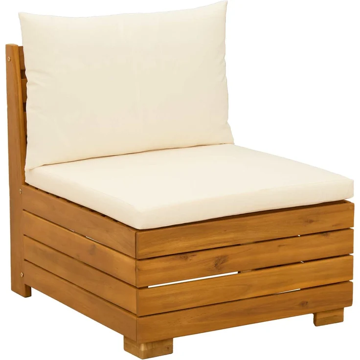 vidaXL Garten-Lounge-Set 2 stk. 2-Sitzer Massivholz Akazie 42022432 – Bild 4