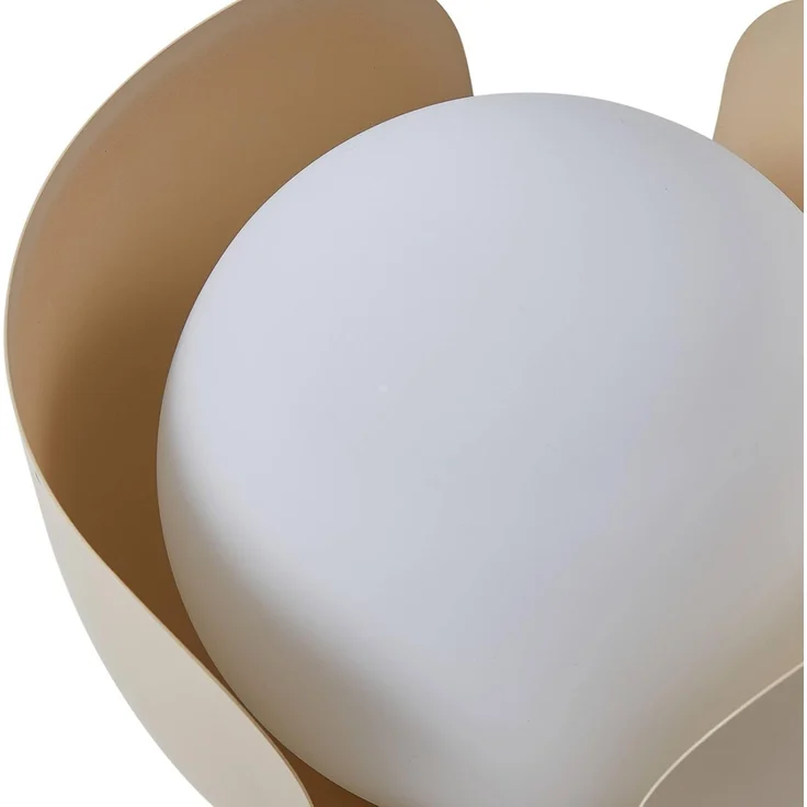 Lindby Tischleuchte Fiora, Metall, Creme IP20, 1 x 15 W LED – Bild 6