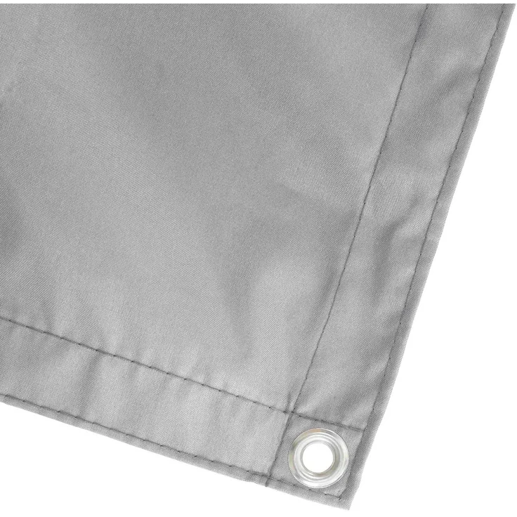 vidaXL Balkon Sichtschutz 150 x 700 cm Polyester Hellgrau 42036283 – Bild 4