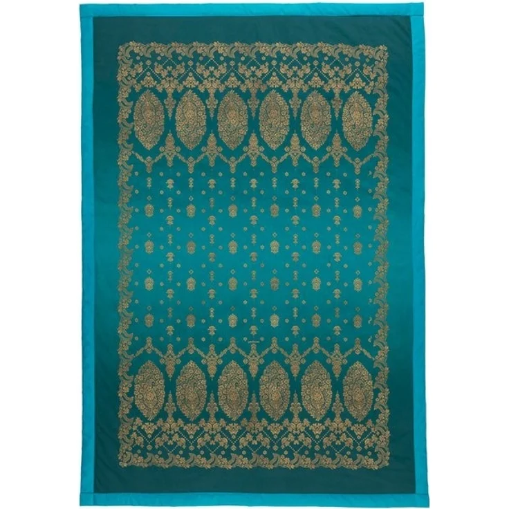 Plaid Bassetti Plaid GOLD DECOR, V1 Smaragdgrün 135 x 190, Bassetti – Bild 3