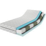 MSS e.K. MedicSpring 2-in-1 Taschenfederkernmatratze 90 x 200 cm, 7-Zonen mit Komfortschaum und waschbarem Microfaser-Bezug, Härtegrad H3/H4 für Kinder und Erwachsene