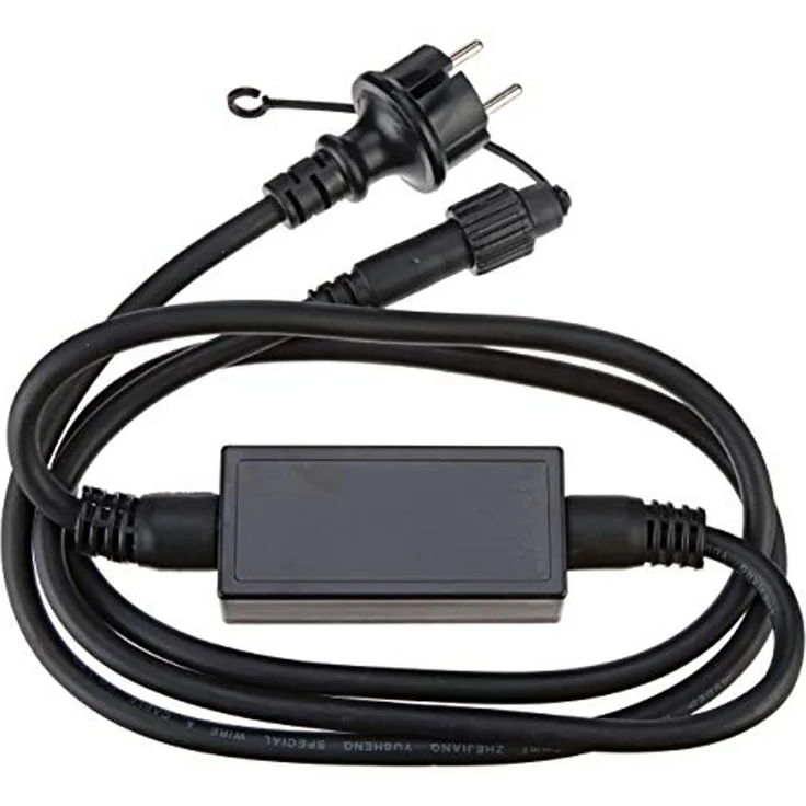 System LED "LED-Transformatorkabel schwarz 1,8m" Outdoor geeignet – Bild 1