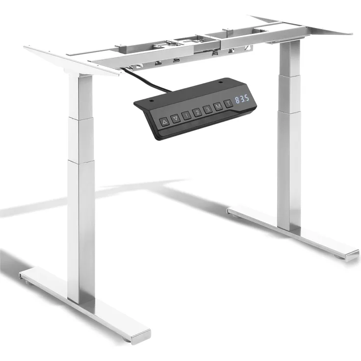 Tischgestell höhenverstellbar weiss