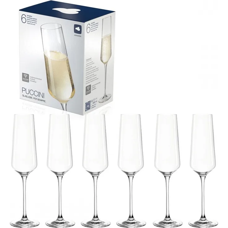 Leonardo PUCCINI Sektglas 280 ml 6er Set