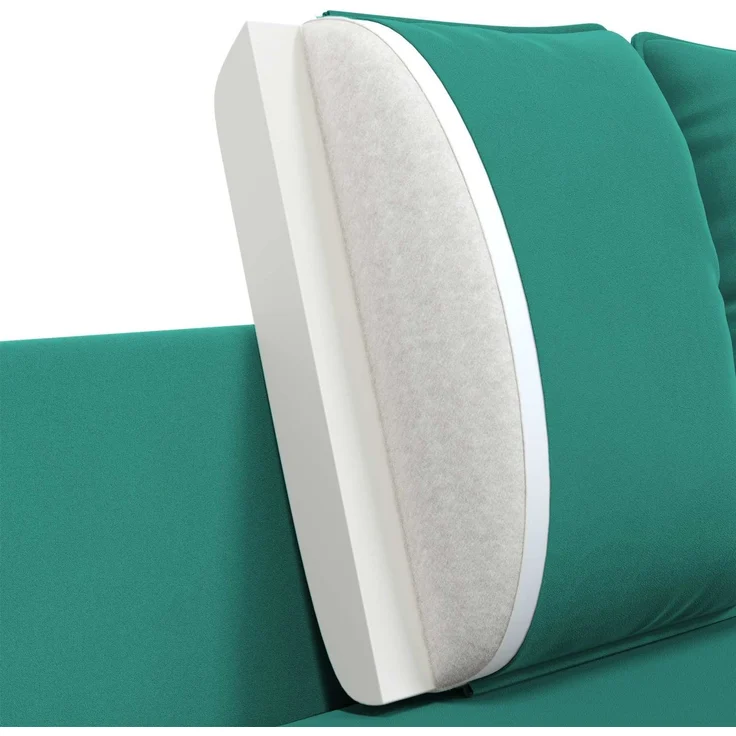 vidaXL 3-Sitzer-Sofa Türkis 222 x 81 x 89 cm Samt 42048652 – Bild 8