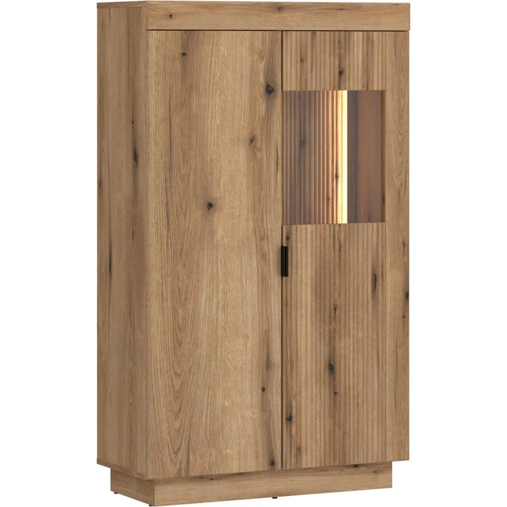 Wohnwand >Delamar< (3-teilig) in Coast Evoke Eiche Dekor - 266x165x40 (BxHxT) – Bild 2