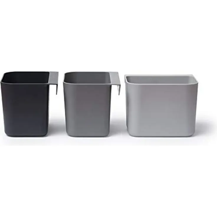 Linea Organisationselemente 3 Stück Boxen in Farbe: dusty grey. Können eingehängt werden auf Brettern oder Streben mit einer Dicke bis zu ca.1,2 cm!!!