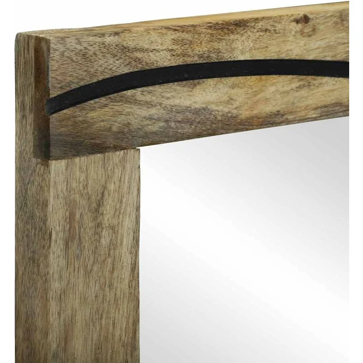 vidaXL Badezimmer Spiegel mit Spiegel Braun 70 x 50 x 2,5 cm 4017967 – Bild 3