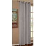 Gardinenbox Gardine, Ösen, blickdicht, Schal Matt unifarben Microsatin Micofaser-Gewebe 20405