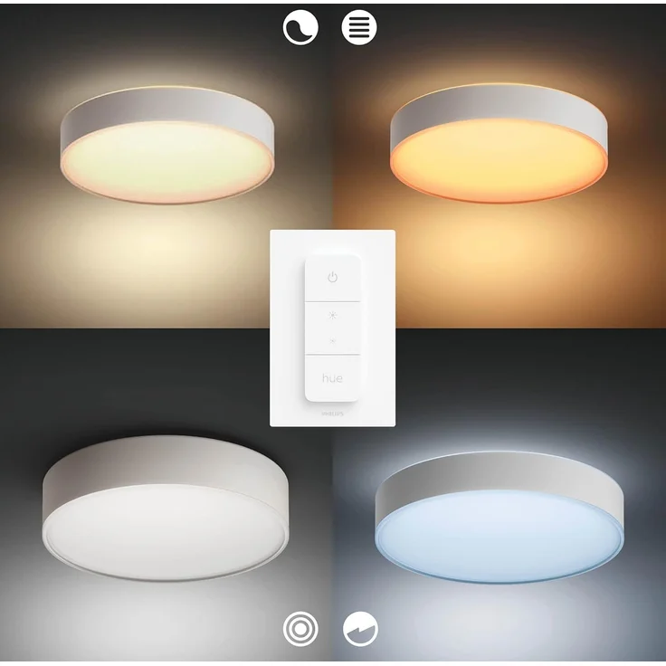 Philips Hue Enrave, große Deckenleuchte (Weiß) – Bild 7