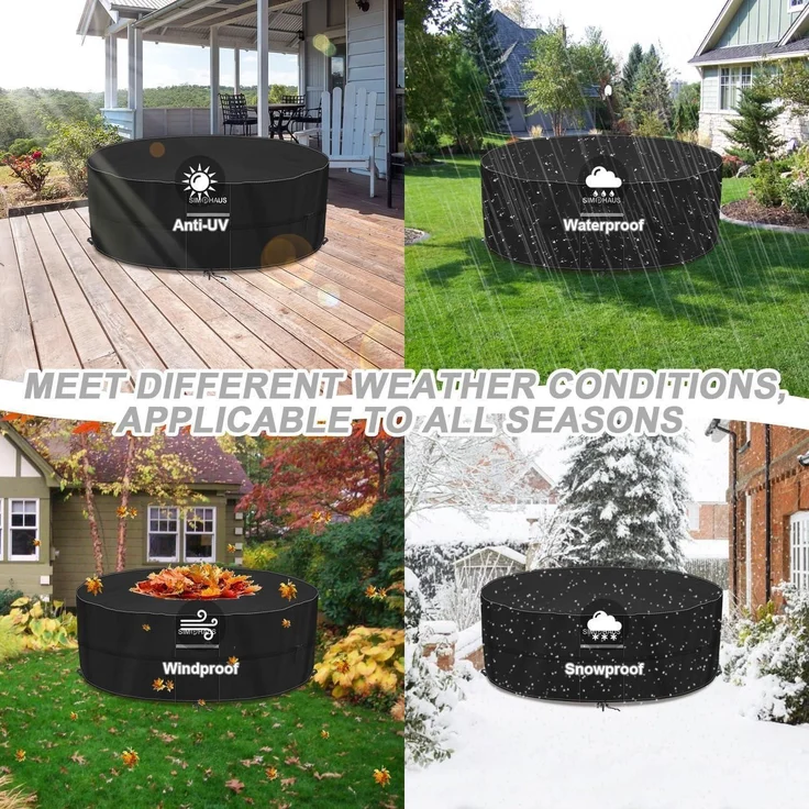 Schutzhülle Gartenmöbel Tisch 420D Oxford – Bild 6