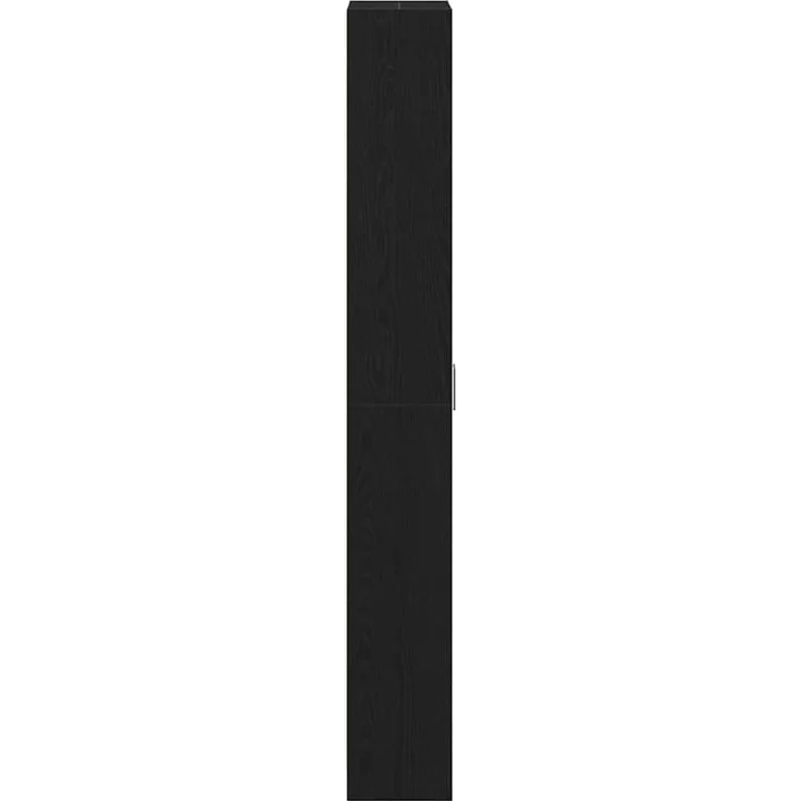 vidaXL Kleiderschrank Schwarz Eichen-Optik 55 x 25 x 189 cm 3334009 – Bild 7