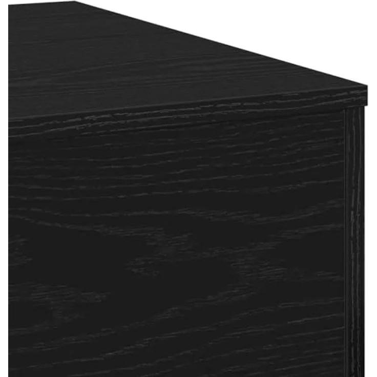 vidaXL Couchtisch Schwarz Eichen-Optik 55 x 55 x 31 cm 862993 – Bild 6