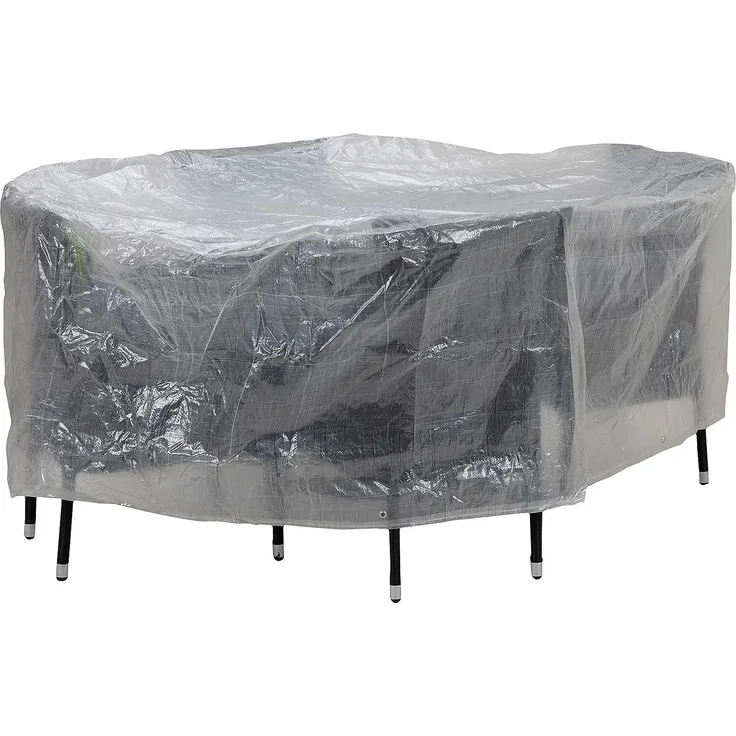 ACAMP Abdeckung für Outdoor Gartenmöbel oval 180 cm schützt vor Wind, Regen und Sonneneinstrahlung robuste Schutzhülle mit perfektem Sitz schützt vor Wind, Regen und Sonneneinstrahlung reißfeste Abdeckhaube