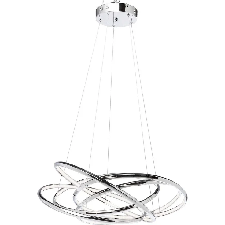 KARE Design Hängeleuchte Saturn LED Chrome Big 39162 – Bild 3