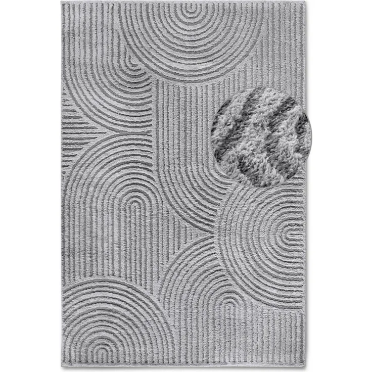 ELLE DECORATION Hochflor-Teppich Chappe, rechteckig, Höhe: 18 mm, Shaggy, Läufer, flauschig, weich, Langflor, modern, Hoch Tief Effekt