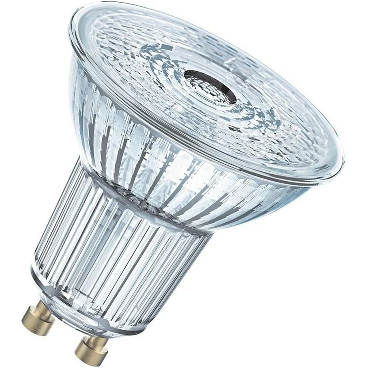 Osram LED Base PAR16 Reflektorlampe, mit GU10-Sockel, nicht dimmbar, Ersetzt 4,3 Watt, 36° Ausstrahlungswinkel, Warmweiß - 2700 Kelvin, 3er-Pack – Bild 1