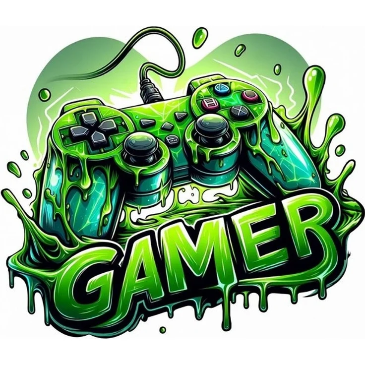 nikima Wandtattoo 259 Wandtattoo Gamer - Größe 500 x 500 mm (PVC-Folie), in 4 vers. Größen – Bild 4