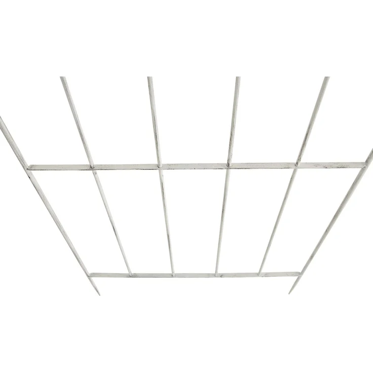 Rankgitter HEIKE 2er Set - 85,5x2x170cm, Metall, Antik-Weiß | Rankhilfe Kletterpflanzen Gartendekoration – Bild 4