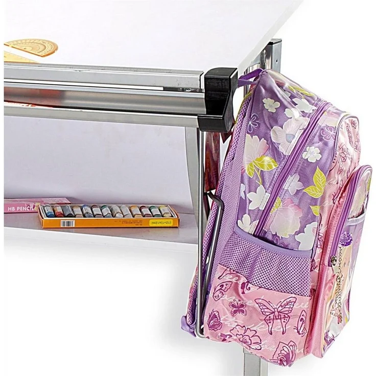 IDIMEX 'Cindy' Kinderschreibtisch weiß/silber – Bild 3