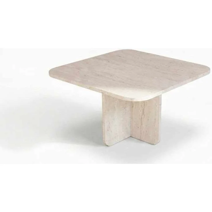 Skye Decor 'Noya - Travertine' Couchtisch, Travertin, 70 x 42 x 70 cm – Bild 6