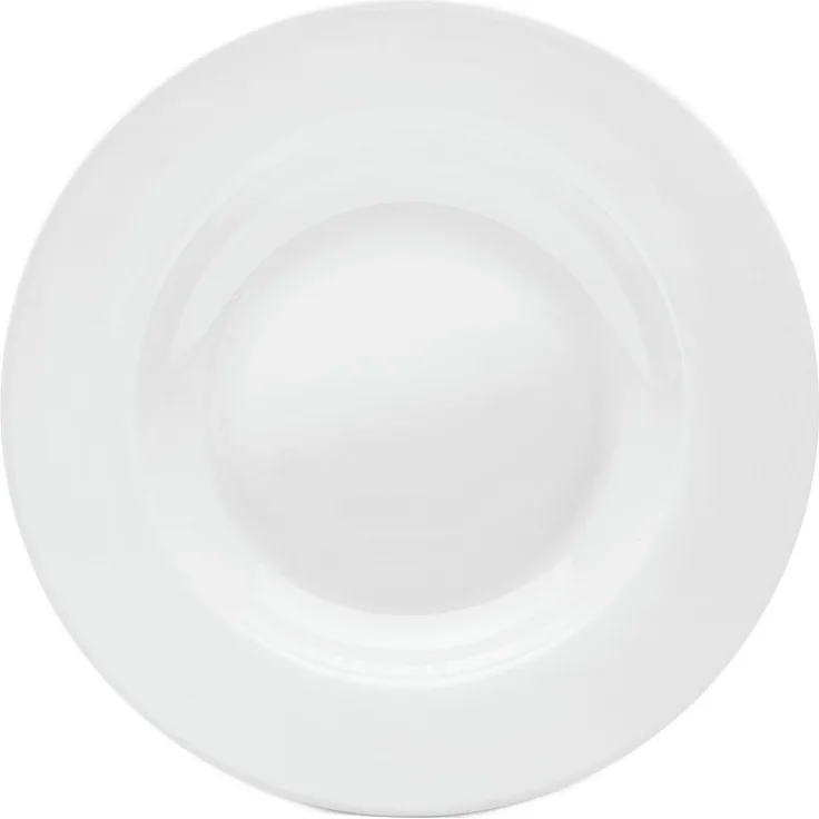 van Well Suppenteller Trend, (6 St), spülmaschinenfest und mikrowellengeeignet, Porzellan, Ø 23 cm