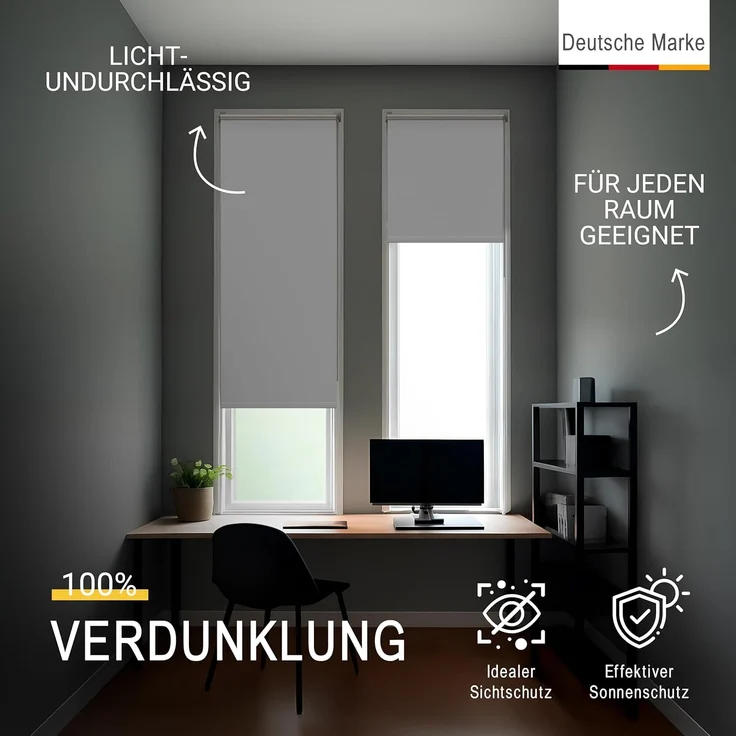 Sol Royal Thermorollo SolReflect T42 für Fenster & Türen Weiß, 160 x 40 x 3.1 cm – Bild 2
