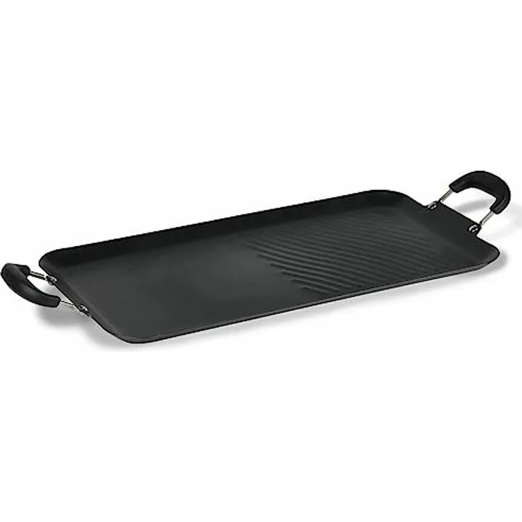 Kampa Dometic Grillpfanne Easy-Over Bratpfanne, zwei Bratzonen