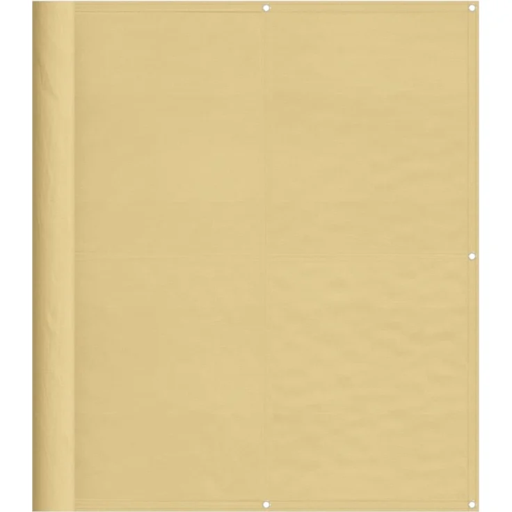 vidaXL Balkon-Sichtschutz Sandfarben 120x300 cm 100% Polyester-Oxford 4000035 – Bild 4