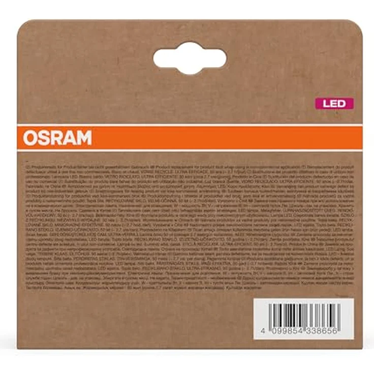 Osram Hocheffiziente LED Lampen mit Energieeffizienz Klasse A, Vorteilspack mit 3 Leuchtmittel, ersetzt herkömmliche 60W Glühbirnen, Birnenform, warmweiß(2700K), E27, mattes Glas – Bild 5