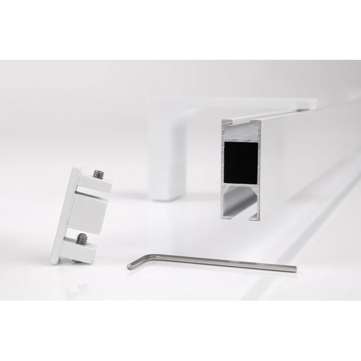 Deco-Raum® Gardinenschiene Innenlauf Loft | Länge: 170cm | Material: Aluminium | Farbe: Weiß – Bild 7