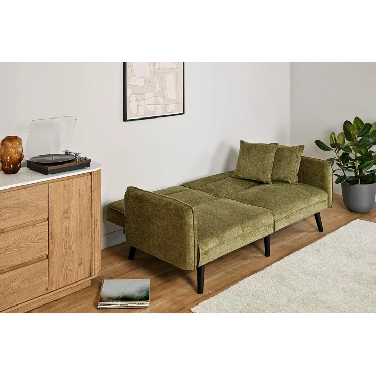Jahnke SCHLAFSOFA Chillax LINE Boucle Opal Grün – Bild 7