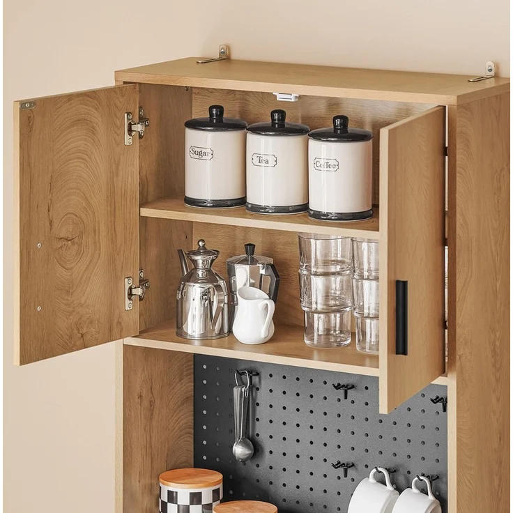 SoBuy FSB98-N Sideboard, Spanplatte, Papierfurnier, Helle Eiche, 60 x 170 x 40 cm – Bild 5