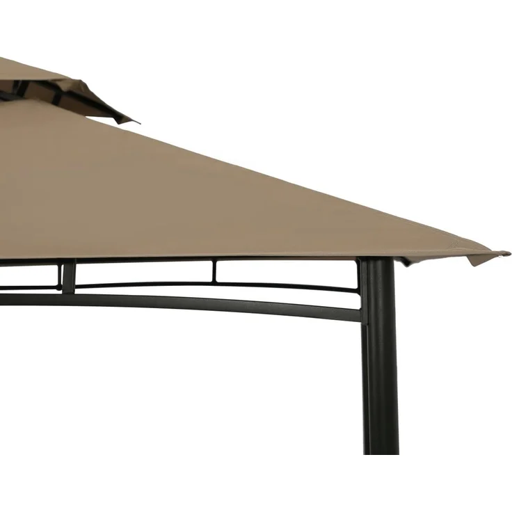 TrendLine Grillpavillon BBQ 250 x 240 cm khaki – Bild 3