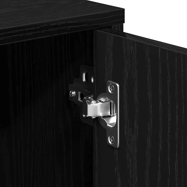 vidaXL Sideboard Schwarze Eiche 60x31x70 cm Holzwerkstoff 869143 – Bild 8