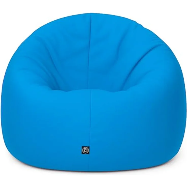 PATCH HOME 2 in 1 Funktion Sitzsack Sessel Bean Bag Sitzsäcke Gaming mit Reißverschluss bereits befüllt - Ø 125cm - Königsblau – Bild 7